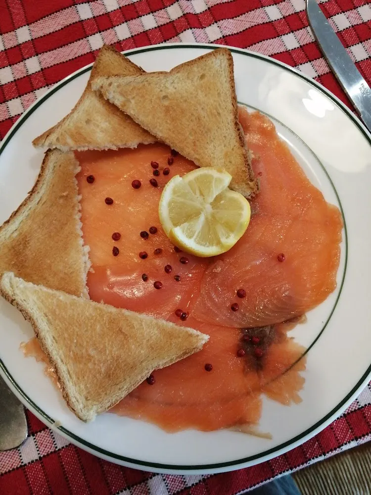 Assiette de Saumons Et Ç Est Taos