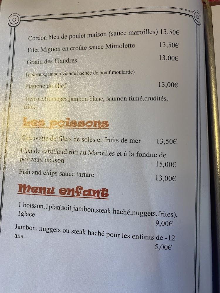 Au pot dingue - Menu Image 2